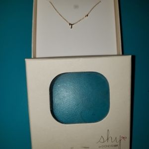 NIB Shy by Sydney Evan. Initial T necklace.